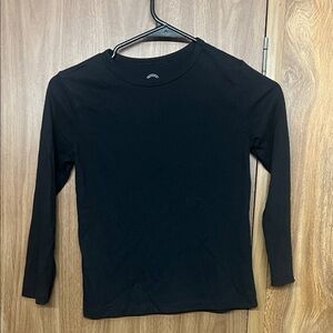 Wonder Nation Black Long Sleeve Tee